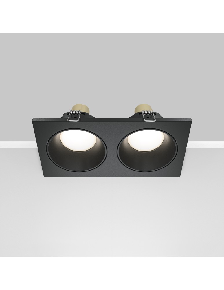 Flush-mounted hermetic lamps - Maytoni Zoom Concealed 2xGU10 50W IP65 Black DL033-2-02B - product kolory-swiatla.pl 5