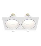 Flush-mounted hermetic lamps - Maytoni Zoom Concealed 2xGU10 50W IP65 White DL033-2-02W - product 1