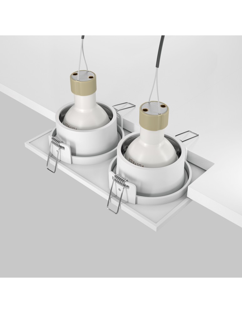 Flush-mounted hermetic lamps - Maytoni Zoom Concealed 2xGU10 50W IP65 White DL033-2-02W - product kolory-swiatla.pl 4