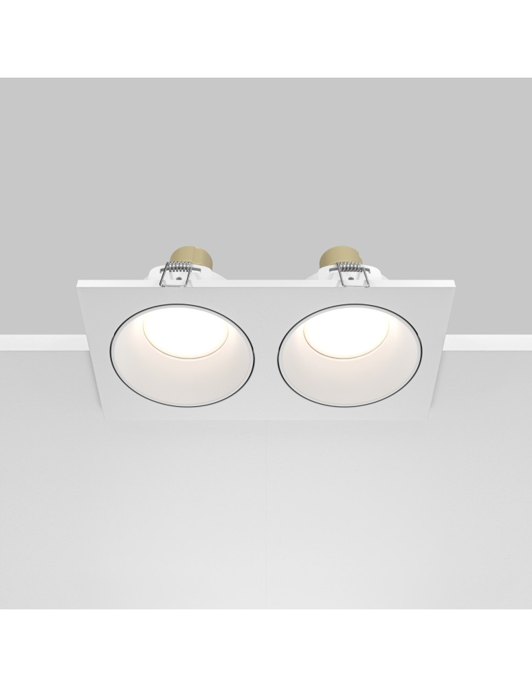 Flush-mounted hermetic lamps - Maytoni Zoom Concealed 2xGU10 50W IP65 White DL033-2-02W - product kolory-swiatla.pl 5
