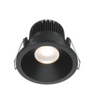 Flush-mounted hermetic lamps - Maytoni Zoom Flush Mount LED 6W 420lm 3000K IP65 Black DL034-01-06W3K-B - product 1