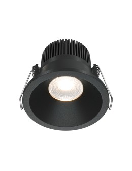 Maytoni Zoom Flush Mount LED 6W 420lm 3000K IP65 Black DL034-01-06W3K-B