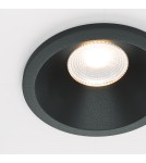 Flush-mounted hermetic lamps - Maytoni Zoom Flush Mount LED 6W 420lm 3000K IP65 Black DL034-01-06W3K-B - product 2