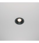 Flush-mounted hermetic lamps - Maytoni Zoom Flush Mount LED 6W 420lm 3000K IP65 Black DL034-01-06W3K-B - product 3