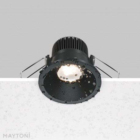 Maytoni Zoom Podtynkowa LED 6W 420lm 3000K IP65 Black DL034-01-06W3K-B