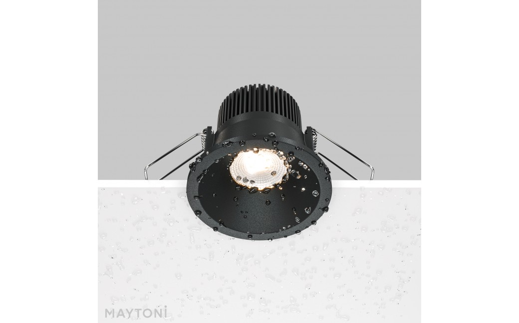 Maytoni Zoom Podtynkowa LED 6W 420lm 3000K IP65 Black DL034-01-06W3K-B