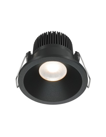 Maytoni Zoom Flush Mount LED 6W 370lm 3000K IP65 Black DL034-01-06W3K-D-B