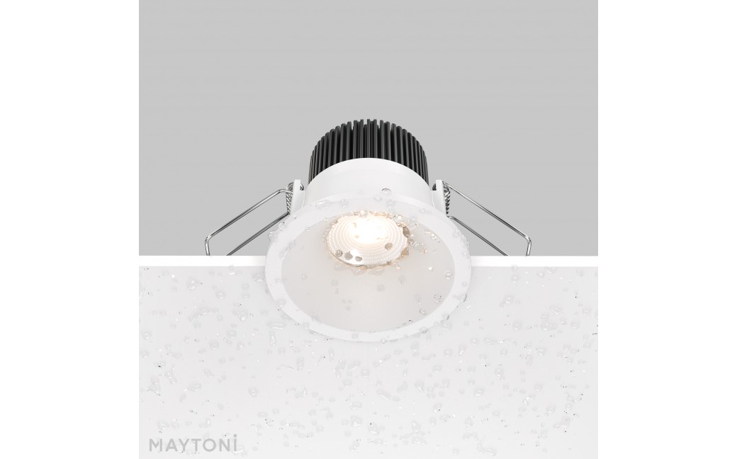 Maytoni Zoom Podtynkowa LED 6W 420lm 3000K IP65 Biały DL034-01-06W3K-D-W