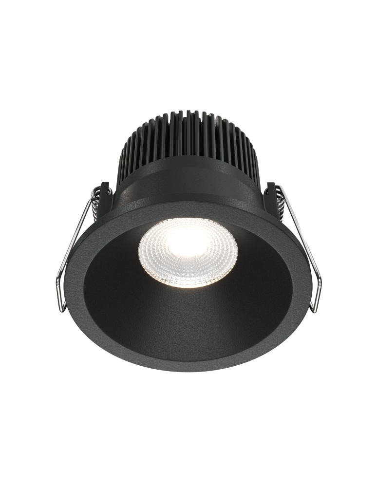 Flush-mounted hermetic lamps - Maytoni Zoom Flush Mount LED 6W 410lm 4000K IP65 Black DL034-01-06W4K-B - product kolory-swiatla.pl 1