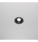 Flush-mounted hermetic lamps - Maytoni Zoom Flush Mount LED 6W 410lm 4000K IP65 Black DL034-01-06W4K-B - product 3
