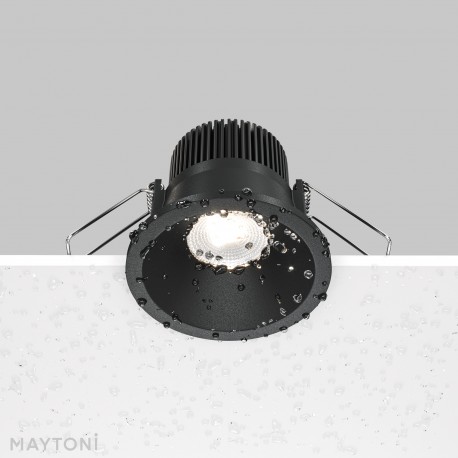 Maytoni Zoom Podtynkowa LED 6W 410lm 4000K IP65 Black DL034-01-06W4K-B