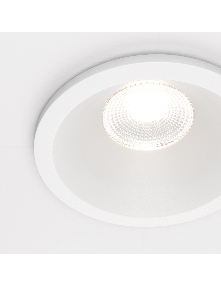Flush-mounted hermetic lamps - Maytoni Zoom Flush Mount LED 6W 440lm 4000K IP65 White DL034-01-06W4K-D-W - product kolory-swiatla.pl 2