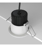 Flush-mounted hermetic lamps - Maytoni Zoom flush mount LED 6W 480lm 4000K IP65 White DL034-01-06W4K-W. - product 4