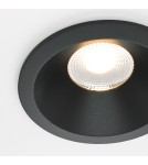 Flush-mounted hermetic lamps - Maytoni Zoom LED flush mount 12W 890lm 3000K IP65 Black DL034-L12W3K-D-B - product 2