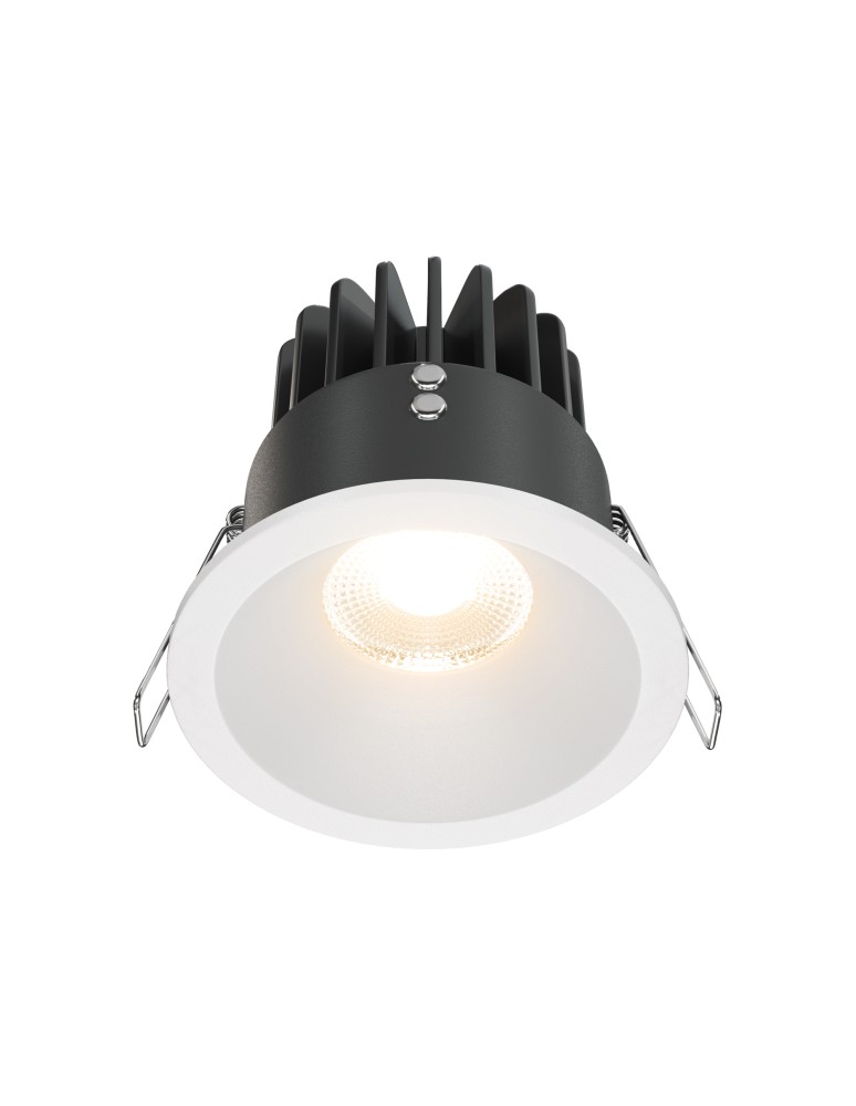 Flush-mounted hermetic lamps - Maytoni Zoom LED flush mount 12W 910lm 3000K IP65 White DL034-L12W3K-D-W. - product kolory-swiatla.pl 1