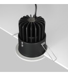 Flush-mounted hermetic lamps - Maytoni Zoom LED flush mount 12W 910lm 3000K IP65 White DL034-L12W3K-D-W. - product 4