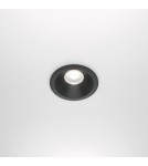 Flush-mounted hermetic lamps - Maytoni Zoom LED flush mount 12W 930lm 4000K IP65 Black DL034-L12W4K-D-B - product 3