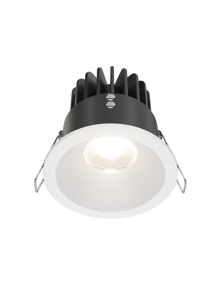 Flush-mounted hermetic lamps - Maytoni Zoom LED flush mount 12W 990lm 4000K IP65 White DL034-L12W4K-D-W. - product kolory-swiatla.pl 1