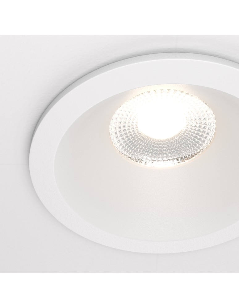 Flush-mounted hermetic lamps - Maytoni Zoom LED flush mount 12W 990lm 4000K IP65 White DL034-L12W4K-D-W. - product kolory-swiatla.pl 2