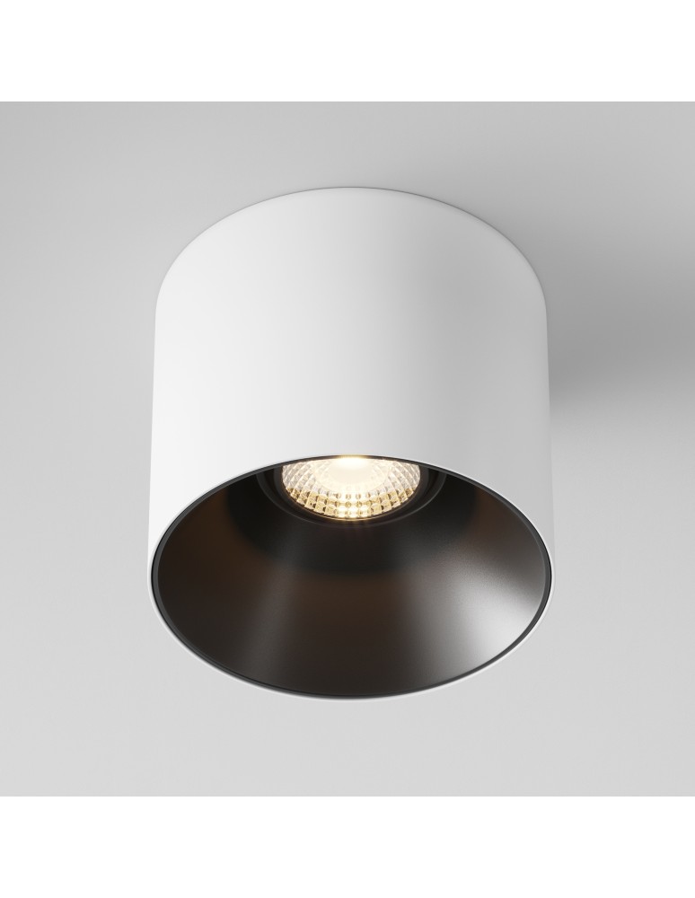 LED ceiling luminaires - Maytoni Alfa LED Ceiling Lamp 25W 2000lm 3000K White, Black C064CL-01-25W3K-D-RD-WB - product kolory-swiatla.pl 3