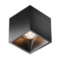 Maytoni Alfa LED Lampa Sufitowa LED 12W 840lm 3000K Black C065CL-L12B3K-D