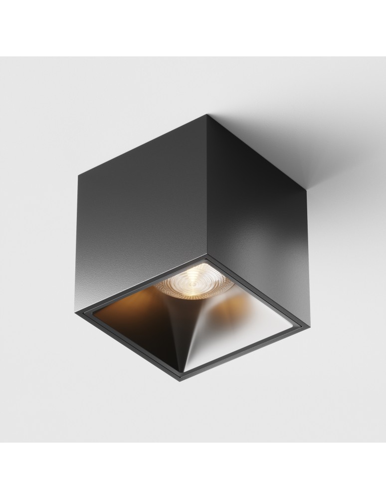 LED ceiling luminaires - Maytoni Alfa LED Ceiling Lamp 12W 840lm 3000K Black C065CL-L12B3K-D. - product kolory-swiatla.pl 3