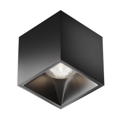 Maytoni Alfa LED Lampa Sufitowa LED 12W 900lm 4000K Black C065CL-L12B4K-D