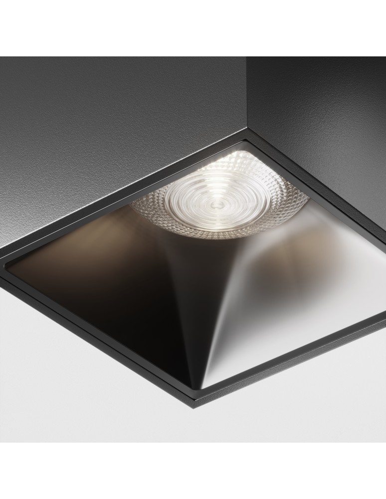 LED ceiling luminaires - Maytoni Alfa LED Ceiling Lamp 12W 900lm 4000K Black C065CL-L12B4K-D. - product kolory-swiatla.pl 2