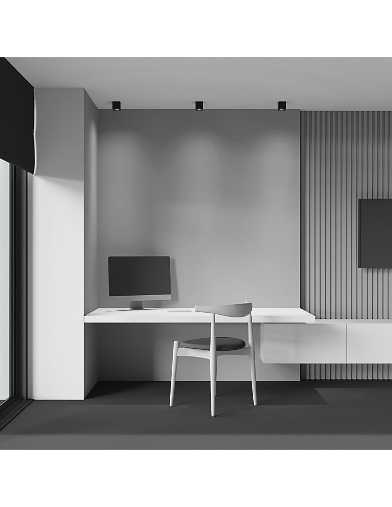 LED ceiling luminaires - Maytoni Alfa LED Ceiling Lamp 12W 900lm 4000K Black C065CL-L12B4K-D. - product kolory-swiatla.pl 5