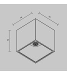 LED ceiling luminaires - Maytoni Alfa LED Ceiling Lamp 12W 900lm 4000K White, Black C065CL-L12W4K - product 4