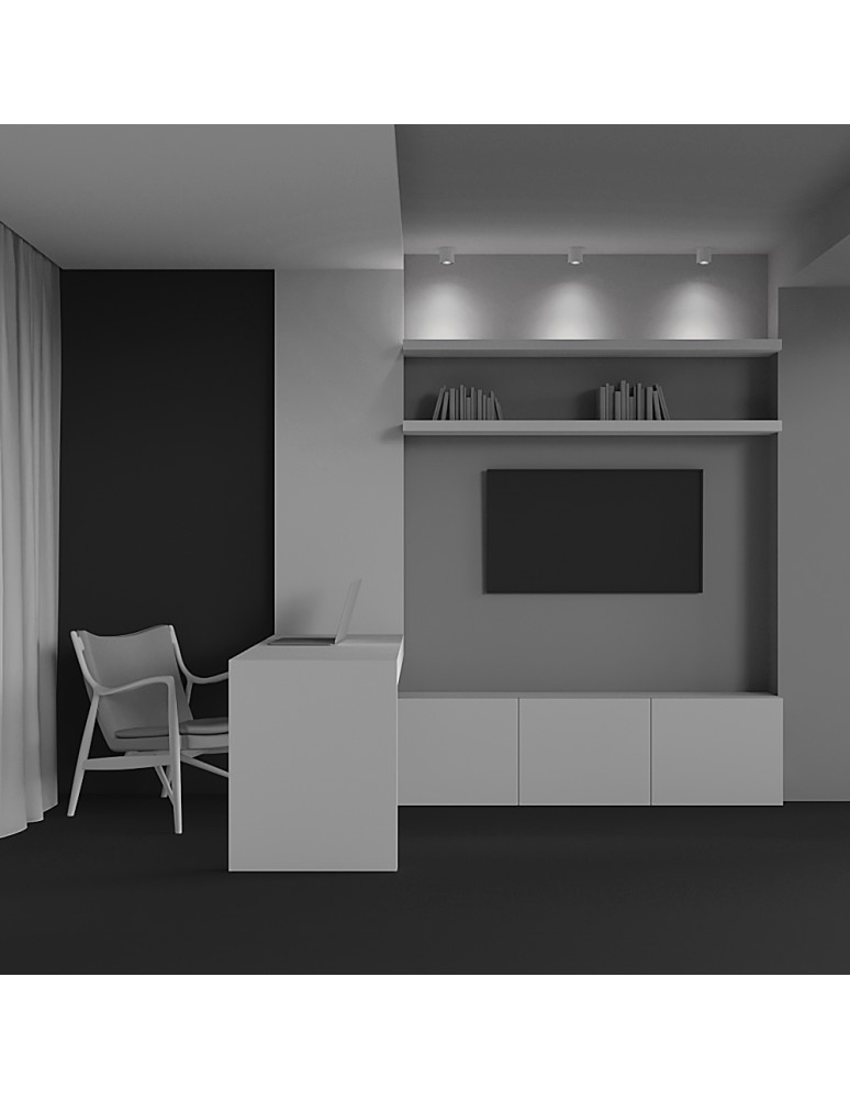 LED ceiling luminaires - Maytoni Alfa LED Ceiling Lamp 12W 900lm 4000K White, Black C064CL-L12W4K - product kolory-swiatla.pl 5