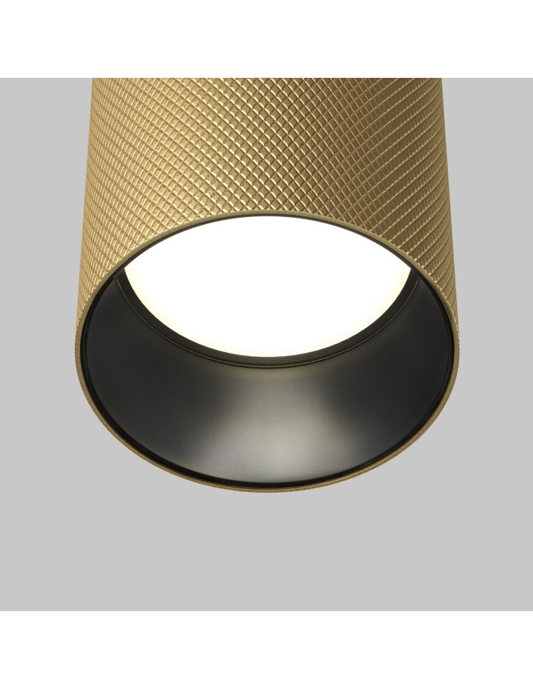 Gold ceiling fixtures - Maytoni Artisan Ceiling Lamp 1xGU10 10W Gold Matte C080CL-01-GU10-MG. - product kolory-swiatla.pl 2