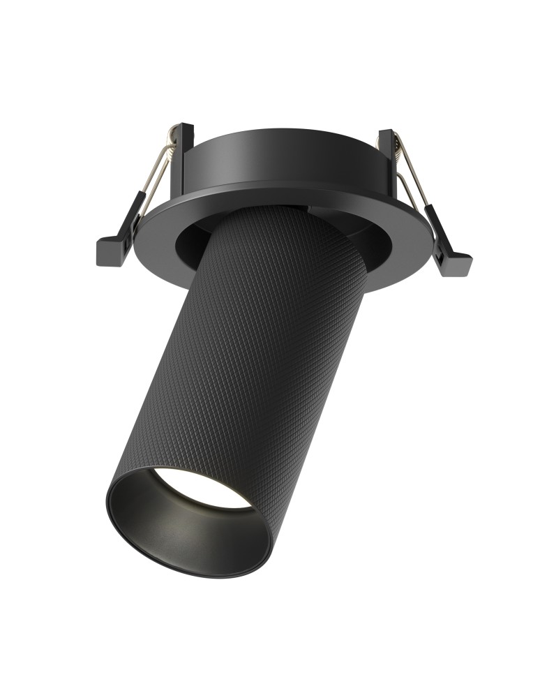 Recessed ceiling spotlights - Maytoni Artisan Flush Mounted Spotlight 1xGU10 10W Black C081CL-01-GU10-B - product kolory-swiatla.pl 1