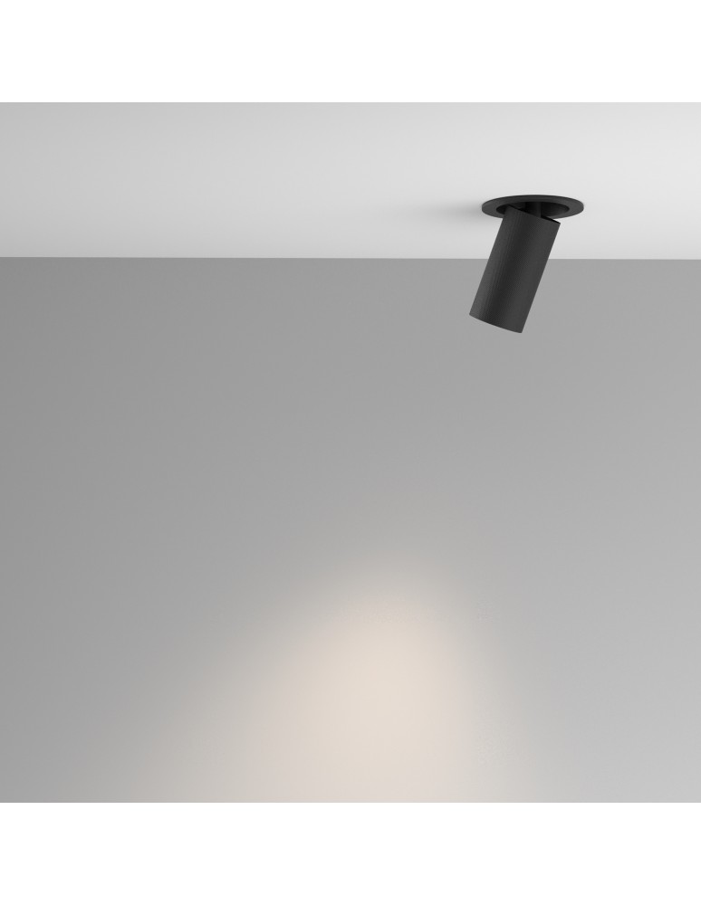 Maytoni Artisan Reflektor Podtynkowy 1xGU10 10W Black C081CL-01-GU10-B