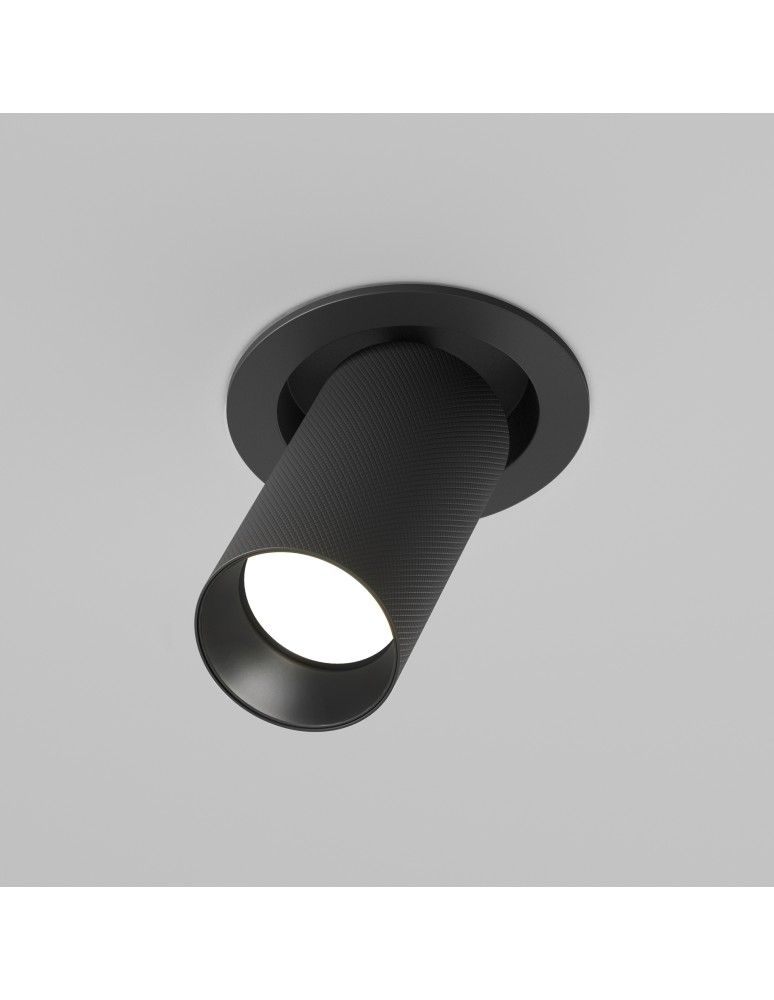 Maytoni Artisan Reflektor Podtynkowy 1xGU10 10W Black C081CL-01-GU10-B