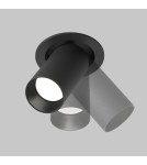 Recessed ceiling spotlights - Maytoni Artisan Flush Mounted Spotlight 1xGU10 10W Black C081CL-01-GU10-B - product 6