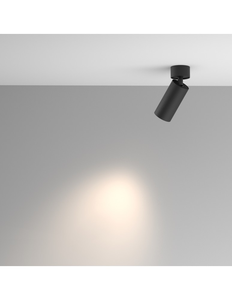 Maytoni Artisan Lampa Sufitowa 1xGU10 10W Black C082CL-01-GU10-B