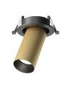 Maytoni Artisan Reflektor Podtynkowy 1xGU10 10W Czarny, Złoty Mat C081CL-01-GU10-MG