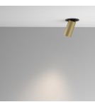 Recessed ceiling spotlights - Maytoni Artisan Flush Mounted Spotlight 1xGU10 10W Black, Gold Matte C081CL-01-GU10-MG - product 3