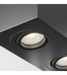 Square ceiling luminaires - Maytoni Atom Ceiling Lamp 2xGU10 50W Black C017CL-02B - product 2