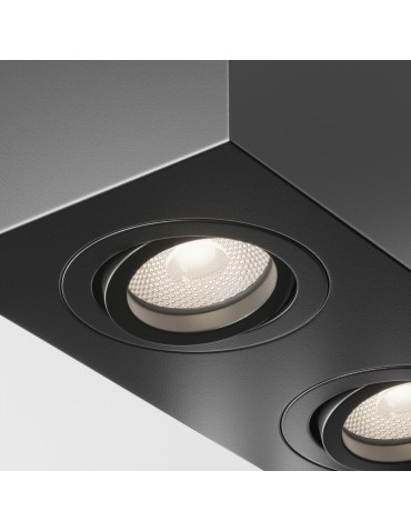 Maytoni Atom Lampa Sufitowa 2xGU10 50W Black C017CL-02B - produkt 2