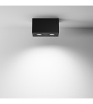 Square ceiling luminaires - Maytoni Atom Ceiling Lamp 2xGU10 50W Black C017CL-02B - product 3