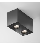 Square ceiling luminaires - Maytoni Atom Ceiling Lamp 2xGU10 50W Black C017CL-02B - product 5