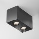 Maytoni Atom Lampa Sufitowa 2xGU10 50W Black C017CL-02B