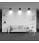 Square ceiling luminaires - Maytoni Atom Ceiling Lamp 2xGU10 50W Black C017CL-02B - product 7