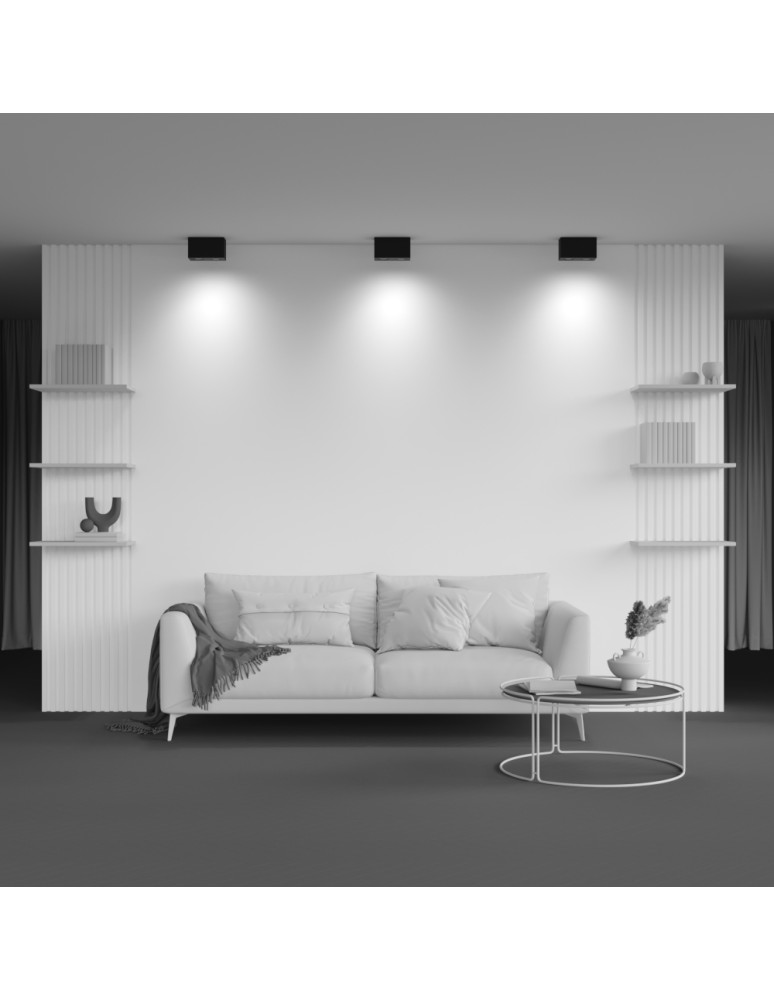 Square ceiling luminaires - Maytoni Atom Ceiling Lamp 2xGU10 50W Black C017CL-02B - product kolory-swiatla.pl 7