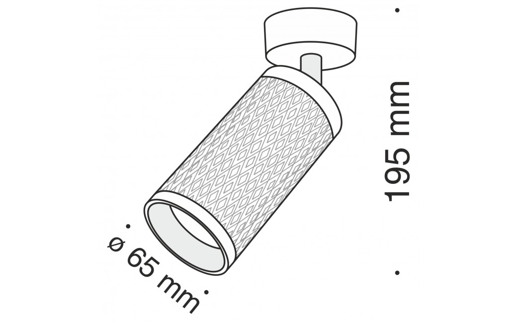 Maytoni Focus Design Lampa Sufitowa 1xGU10 10W Biały C034CL-01W