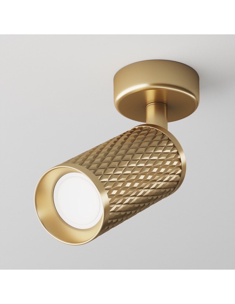 Adjustable ceiling lamps - spots - Maytoni Focus Design Ceiling Lamp 1xGU10 10W Gold C034CL-01G. - product kolory-swiatla.pl 5
