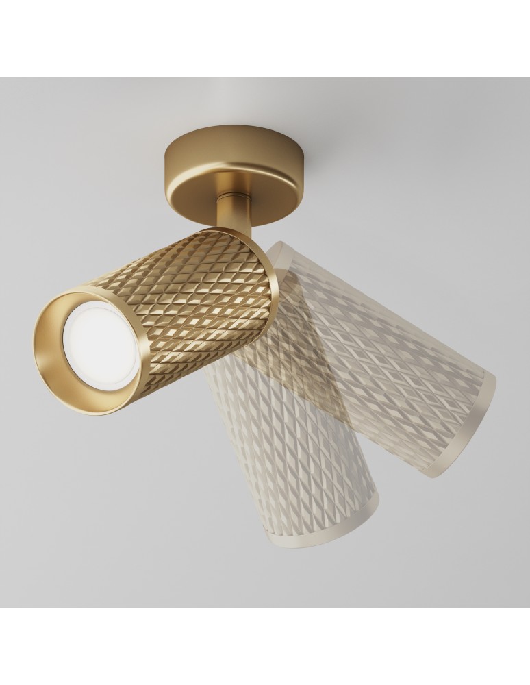 Adjustable ceiling lamps - spots - Maytoni Focus Design Ceiling Lamp 1xGU10 10W Gold C034CL-01G. - product kolory-swiatla.pl 6