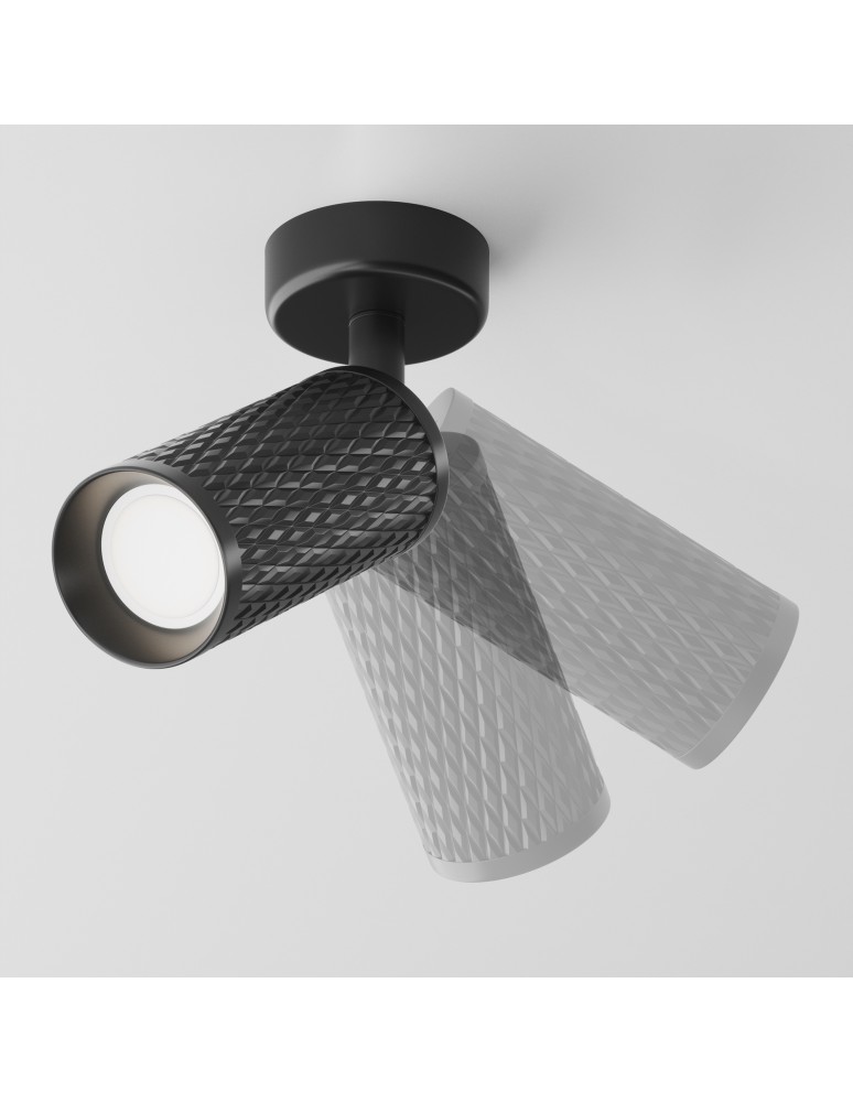 Adjustable ceiling lamps - spots - Maytoni Focus Design Ceiling Lamp 1xGU10 10W Black C034CL-01B. - product kolory-swiatla.pl 6